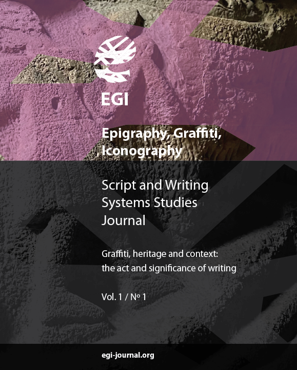 					View Vol. 1 No. 1 (2025): Graffiti, heritage and context: the act and significance of writing
				